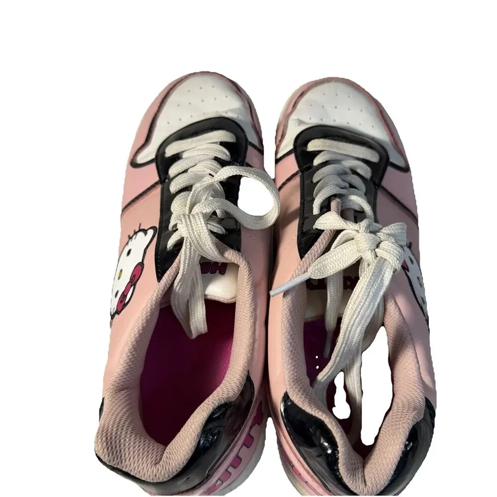 Hello Kitty Shoes Women's Size 10 Limited Edition Court Sneakers‎ Sanio- Pinkie
